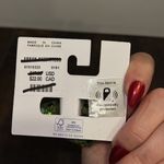 Urban Outfitters NWT  Green Gem Half Hoop Earrings Photo 4