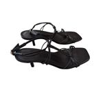 J.Crew Strappy kitten heel sandals in leather Black 5.5 Photo 2