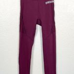Gymshark  Geomesh Leggings Magenta Dark Ruby Pocket High Rise Purple S Photo 5