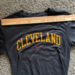 Nike  Dri-Fit Cleveland Cavaliers T-Shirt Womens Small NBA Black Gold Arch Tee Photo 5