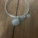 Alex and Ani Aquarius Astrology Charm Bangle Bracelet Silver Photo 1