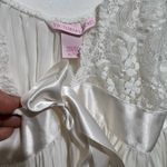 Victoria's Secret Womens Ivory Lace Pleated Chiffon Slip Size XL Photo 5