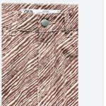 ZARA NWOT LIMITED EDITION ANIMAL PRINTED BLOGGERS FAVE PANTS Wide Leg Baggy Photo 4