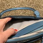 Kate Spade  NWT medium dome satchel saffiano leather baltic sea blue color purse Photo 10
