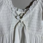 Cleobella  Ashlyn Organic Cotton Dobby Midi Dress Women's Small White Flowy NWOT Photo 10