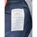 J. Crew Womens Chevron Striped Fit & Flare Linen Mini Dress Cut Out Back Blue Size 8 Photo 5