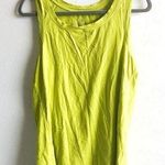 Soma Sport Tank Top Neon Yellow Scoop Neck Sz L EUC Workout Athletic Wear Photo 0