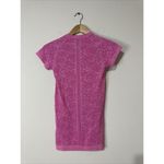 Lululemon Athletica Shirt Womens 4 Pink Swiftly Compression Tech Short Sleeve Photo 2