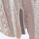 ANTHRO QUINN CREWNECK TUNIC Gray Cable Knit Long Sleeve Sweater S Photo 5