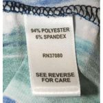 Cato Est. 1946 Ladies Blue Blouse Top Size S Beaded Faux Necklace Bell SS V-Neck Photo 9