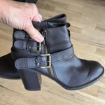 Altar'd State Ankle Boots Brown Booties Heels Side Zip Womens 6 Photo 1