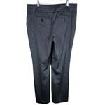 Ann Taylor  LOFT Gray Straight Leg Mid Rise Original Dress Pants Trousers Size 8 Photo 1