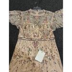 Mac Duggal NWT Floral Sequined Embellished High Neck Butterfly Sleeve Gown SZ 14 Photo 12