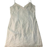 Vintage 1990s Urban Life Coquette Baby Blue Embroidered Lace Dress Size 10 Photo 0