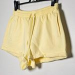 PINK - Victoria's Secret VS PINK Ivy Fleece Rolled Hem Shorts / Mellow Yellow / Size S - 27023028 Photo 2
