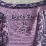 Lucky Brand Ombre Thermal Animal Print Shirt Top Photo 4