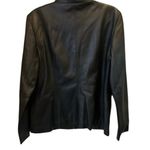 JLC Women's‎ Black Leather Motorcycle Jacket Size L Size L Photo 12