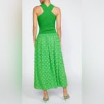 Current Air NWT  Halter Midi Dress in Apple Green Size Small Photo 1