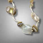 Free People Ariana Ost At The Market Necklace NWT Neutral Bohemian Beach Artisan Photo 7