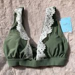 Cupshe Lace detail olive bikini set size Medium Photo 0