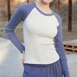 Brandy Melville Long Sleeve Blue Photo 1