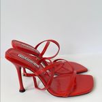 Topshop Red Leather Strappy Heels – EU 38 / US 7.5 Photo 3
