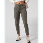 Athleta  Trekkie North Olive Green Stretch Jogger Pants with Drawstring Size 4 Photo 1
