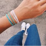 Pura Vida Bundle of 6 Wax Coated String Bracelets Adjustable Sizing Costa Rica Photo 1