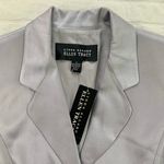 Ellen Tracy Linda Allard  Silk Gray Blue Oversized Blazer Jacket Size 2 Photo 7