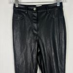 Aritzia Wilfred Free Charm Pant Vegan Leather Legging Black Fall Size 00 EUC Photo 1