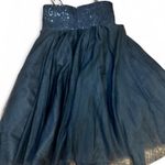 City Chic Black  strapless sequin tulle dress Photo 7