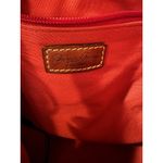 Dooney & Bourke Nylon Tobi Tote Leather Handles DB Pink Brown Photo 8