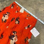 Free People  FP One NWT Floral Hippie Pant in Red Combo Photo 2