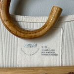 Aerie  Cream Ribbed Bodysuit Women's Medium Photo 2