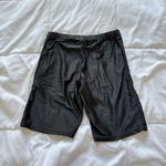 Hang Ten  Womens Medium Hybrid Long Swim Shorts Black Beach Photo 4
