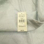 Banana Republic  Grey 100% Linen Pencil Skirt Floral Embroidered Size‎ 8 NWT Photo 8