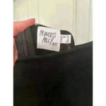 Princess Polly  Black Linen Wrap‎ Dress size 6 EUC Photo 5