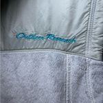 Outdoor Research Vest Womens Size SP Fleece Hooded Gray Blue Warm Winter Photo 7