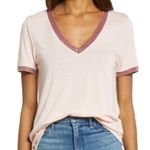 Treasure & Bond Ringer V-Neck T-Shirt Size XXS Photo 0