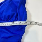 Liz Claiborne VTG Blue Ruched One Piece Swim Suite size 10 Photo 9