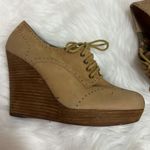 Seychelles  Lace up Oxford wedges Size 10.5 B20 Photo 2