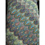 Donna Morgan New for Maggy Cutout Stripe Knit Tank Midi Dress Fall Multicolor 10 Photo 2