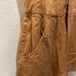 joe's jeans  Ruffle sleeve Romper Tan Button-Up Front size Large Photo 1