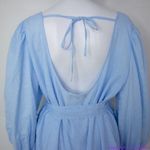 Eloquii NEW  Baby Blue Textured Cotton‎ Easy Day Dress, size 16 Photo 3
