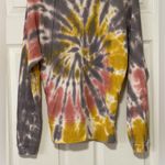 Anthropologie Pilcro Angie Women Cowl Neck Waffle Knit Tie Dye Sweatshirt Size S Photo 6