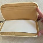 America & Beyond Cream, Tan, Green & Pink Iridescent Sequin Wristlet/Clutch NWT Photo 8