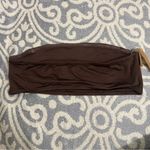 SKIMS  Size Large Swim Bandeau Bikini Top Cocoa  NWT Missing Strap Photo 2