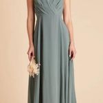 Birdy Grey NWT  Kaia Dress in Chiffon Sea Glass with pockets medium Photo 2