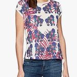 Desigual  Floral Orangutan Raki Short Sleeve Top Large Photo 0