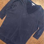 EXPRESS  One Eleven Oversized Sweatshirt Dress in Black - size medium Photo 2